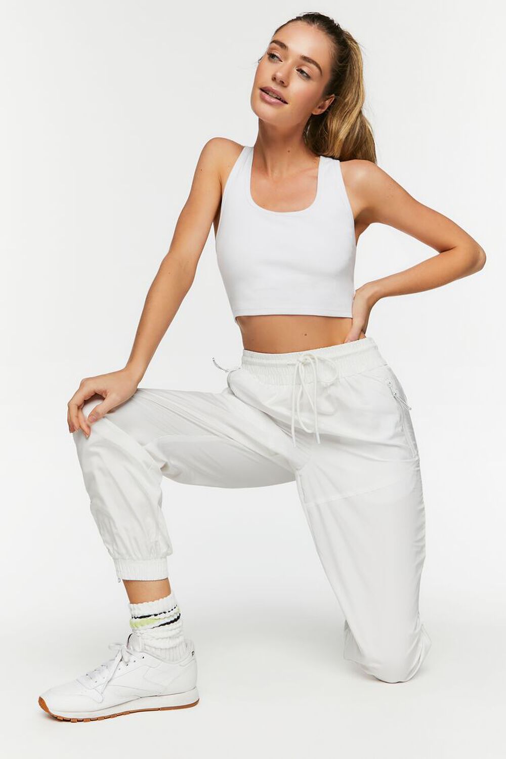 RIMLESS 7 Capri Pants for Women High Waisted Capri Leggings with Pockets  Workout Yoga Pants White