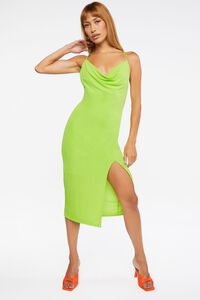 GREEN APPLE Cami Midi Slip Dress, image 4