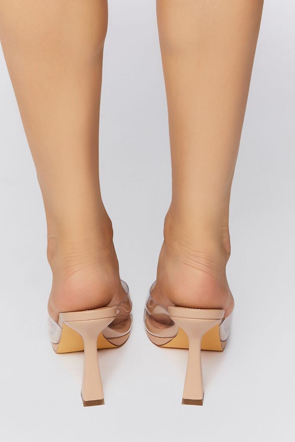 NUDE Open-Toe Stiletto Heels, image 3