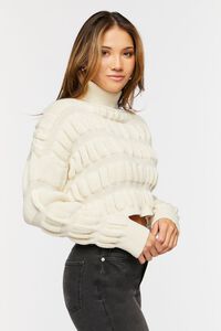 Ribbed Turtleneck Sweater, image 3