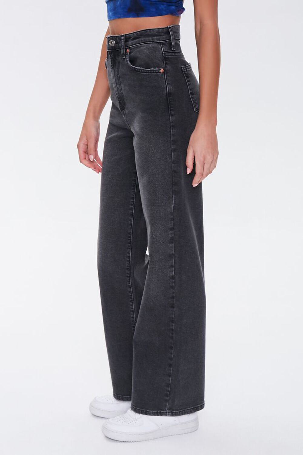Faded Straight-Leg Jeans