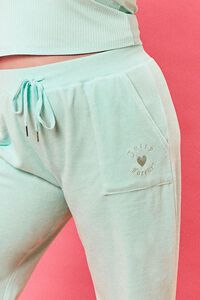 MINT/SILVER Plus Size Juicy Couture Sweatpants, image 6