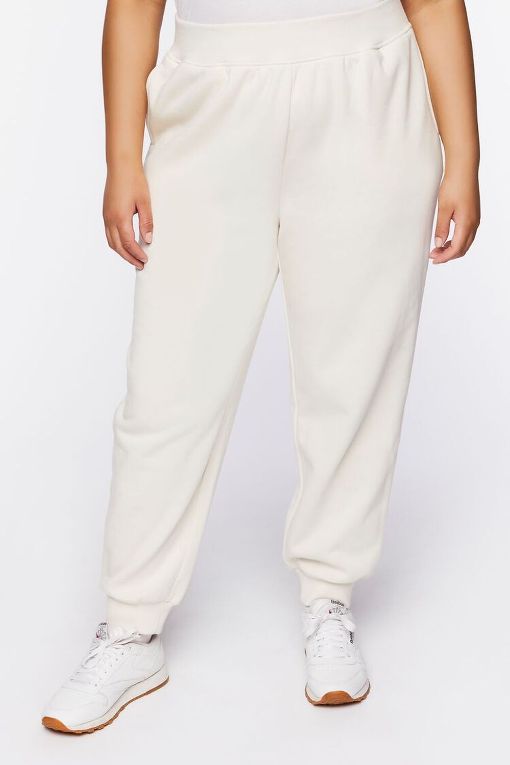 Plus Size Organically Grown Cotton Joggers