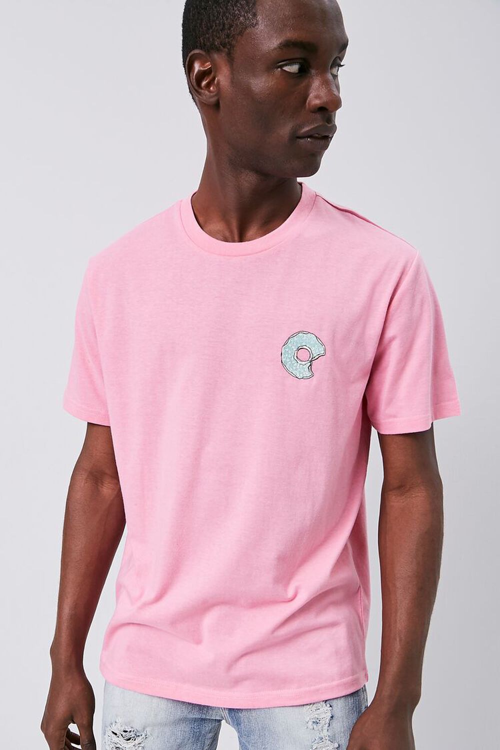 PINK/MULTI Donut Embroidered Graphic Tee, image 1