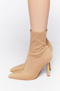 NUDE Pointed-Toe Stiletto Sock Booties, image 2