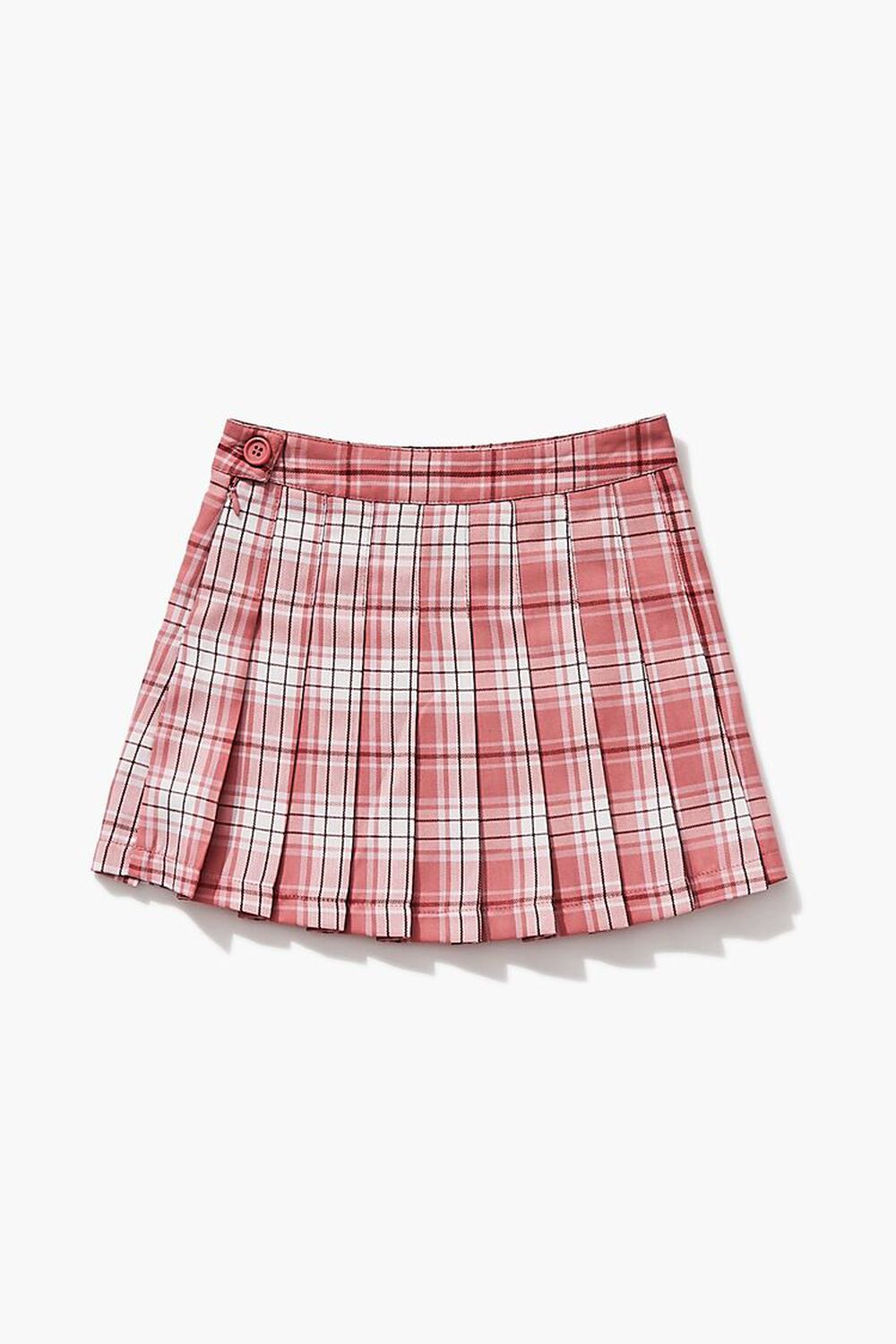 Girls Pleated Plaid Skirt (Kids), image 1