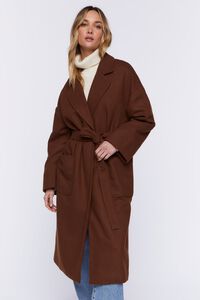 Belted Canvas Duster Coat, image 4