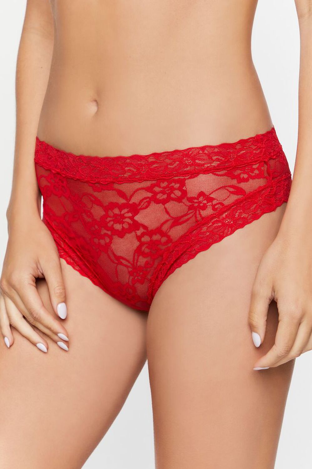 TOMATO Floral Lace Cheeky Panties, image 3