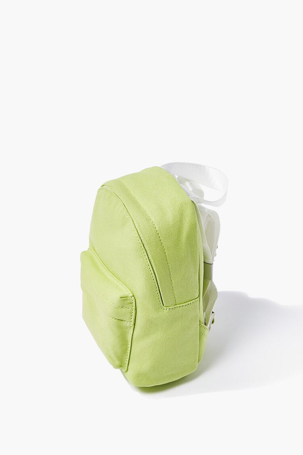 LIME Zippered Brushed Backpack, image 2