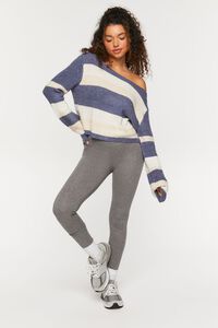 PINK/MULTI Striped Boat Neck Sweater, image 5