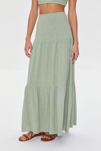 SAGE Lace-Back Cropped Cami & Skirt Set, image 5