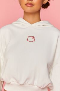 WHITE/RED Hello Kitty & Friends Bow Hoodie, image 5