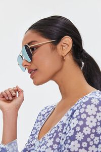 Mirror Aviator Sunglasses, image 3