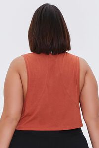 RUST Plus Size Active Muscle Tee, image 3