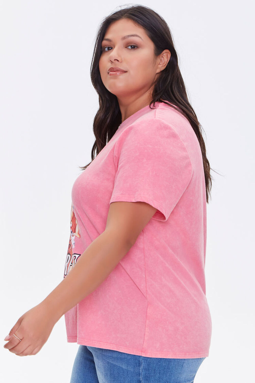 PINK/MULTI Plus Size Dreams Graphic Tee, image 2