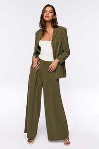 OLIVE High-Rise Wide-Leg Trousers, image 1