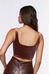 COCOA Velvet Cropped Tank Top, image 4