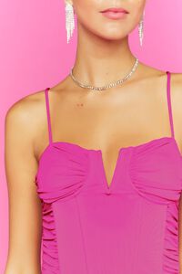 Ruched Mesh Bustier Cami, image 5