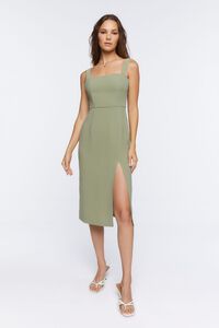 SAGE Leg-Slit Midi Dress, image 4