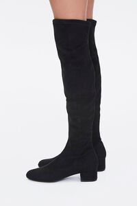 Faux Suede Over-the-Knee Boots, image 2