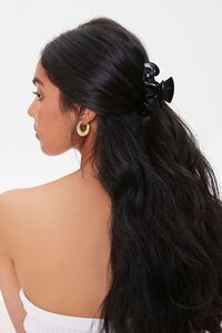 CLEAR/BLACK Hair Claw Clip Set, image 4