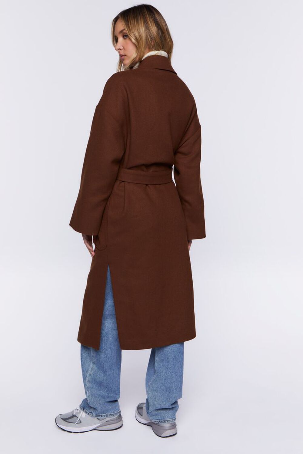 Belted Canvas Duster Coat, image 3