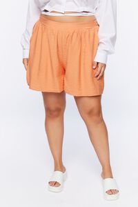 Plus Size High-Rise Shorts, image 2