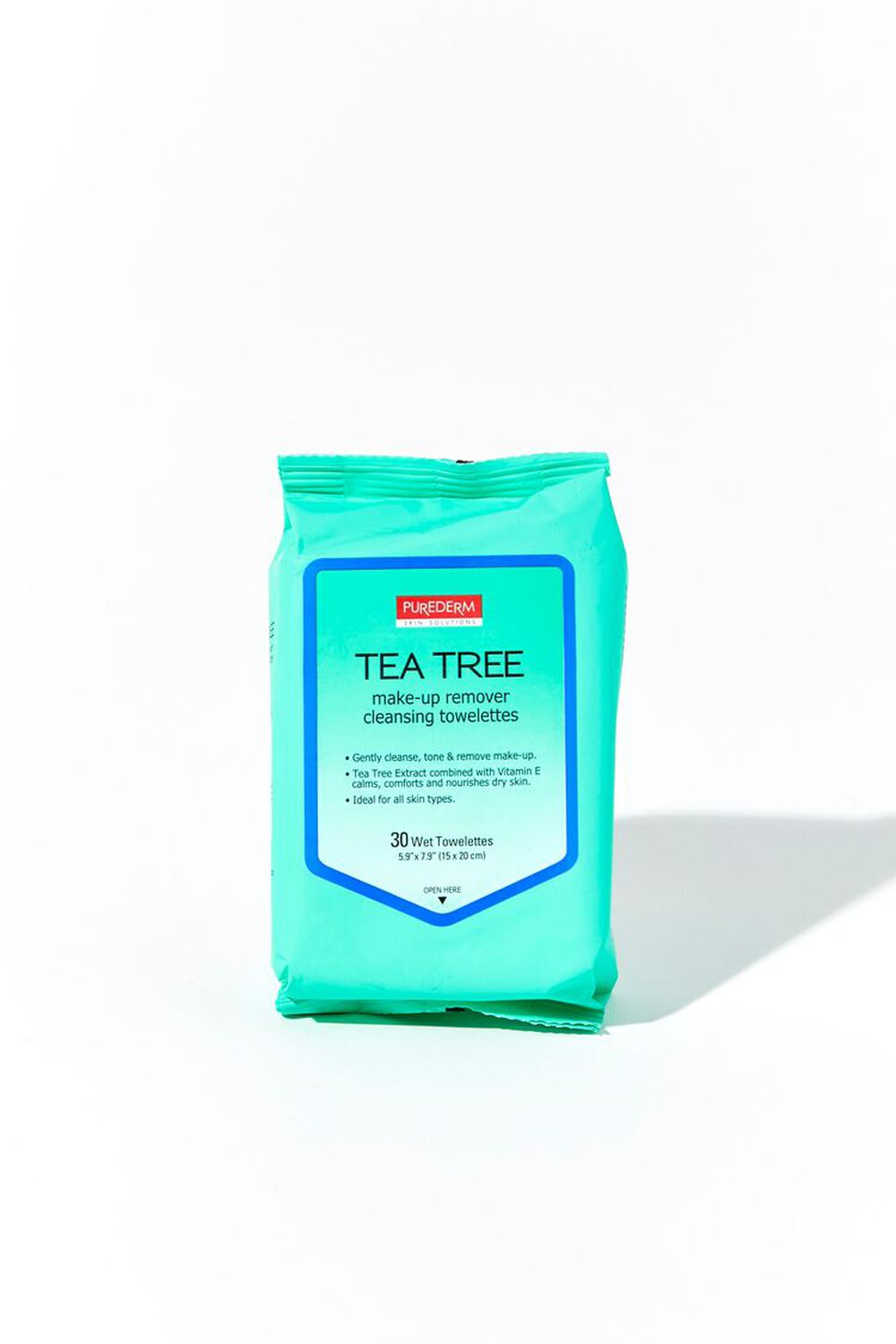 TEA TREE Purederm Tea Tree Cleansing Towelettes, image 1