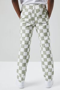 SAGE/WHITE Checkered Drawstring Pants, image 4