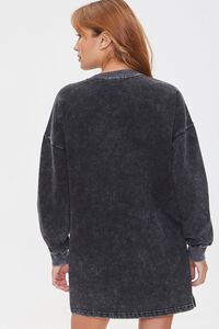 CHARCOAL Fleece Sweatshirt Dress, image 3