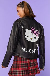 BLACK/MULTI Hello Kitty & Friends Moto Jacket, image 4