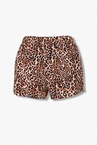 Leopard Print Pajama Shorts, image 2