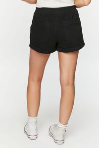 Twill Mid-Rise Cuffed Shorts, image 4