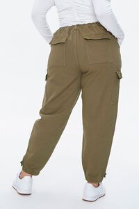OLIVE Plus Size Ankle-Cut Cargo Pants, image 4