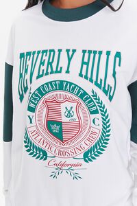 GREEN/MULTI Beverly Hills Colorblock Sweatshirt, image 6