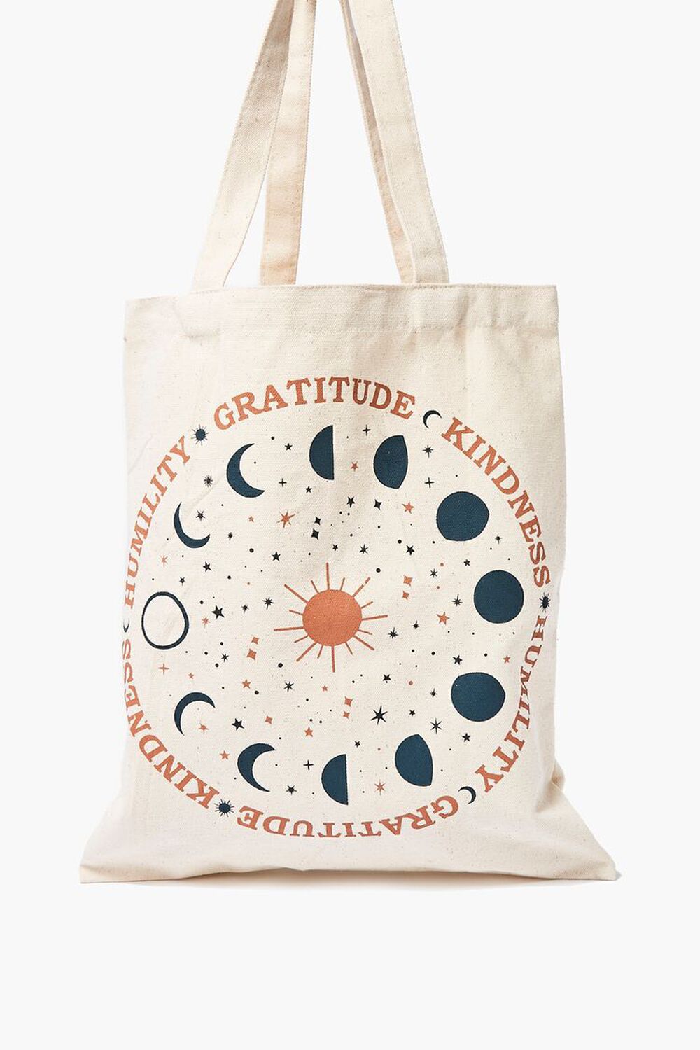 NATURAL/MULTI Sun & Moon Graphic Tote Bag, image 1