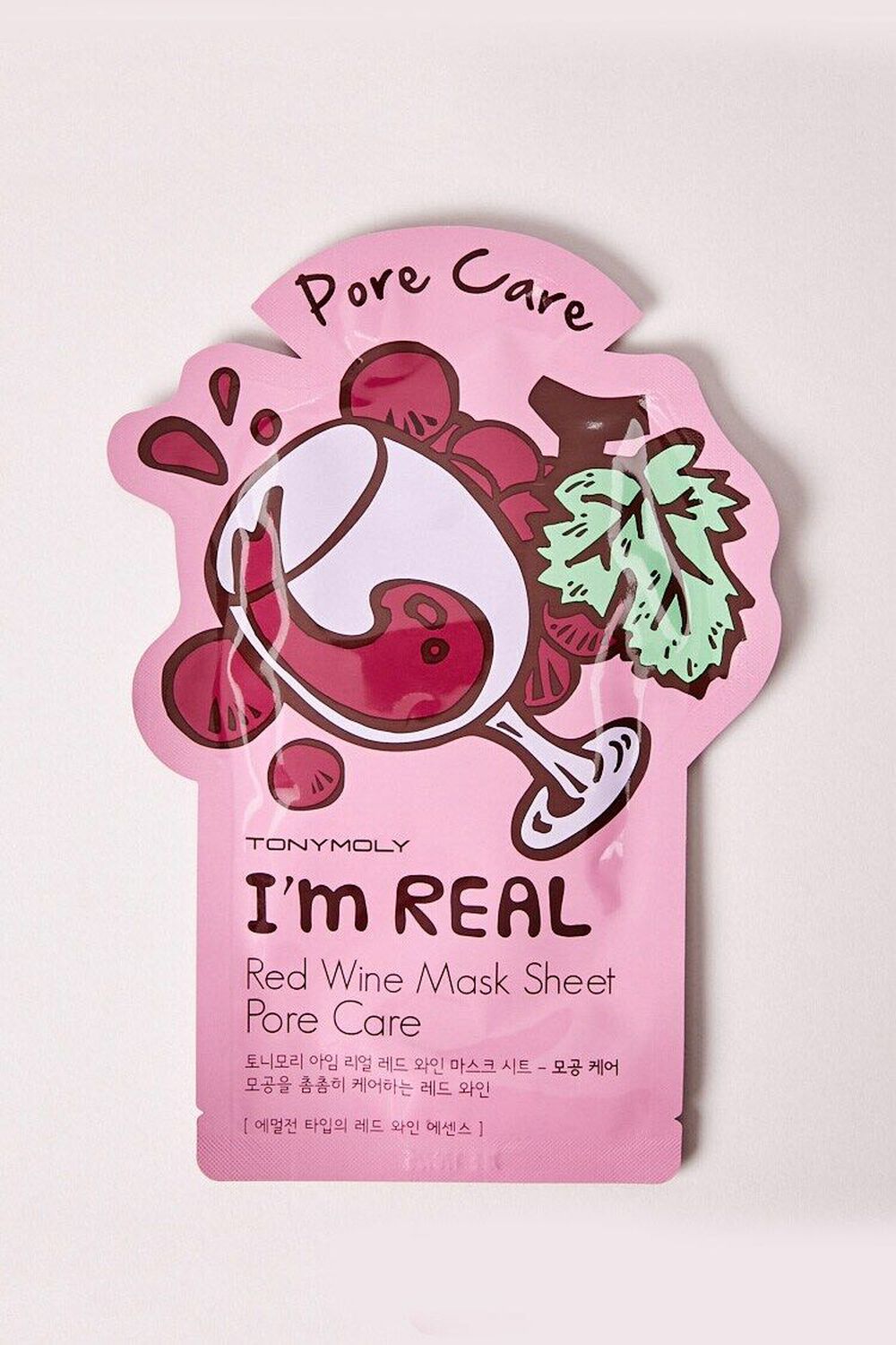 PINK I'm Real Red Wine Mask Sheet Pore Care, image 1