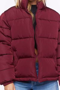 MERLOT Quilted Puffer Jacket, image 5
