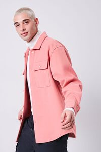 DUSTY PINK Drop-Sleeve Buttoned Jacket, image 2