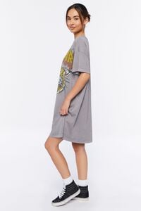 GREY/MULTI Def Leppard Graphic T-Shirt Dress, image 2