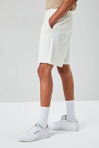 WHITE Pocket Vented-Hem Shorts, image 3