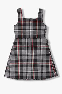 Girls Plaid Belted Dress (Kids), image 2