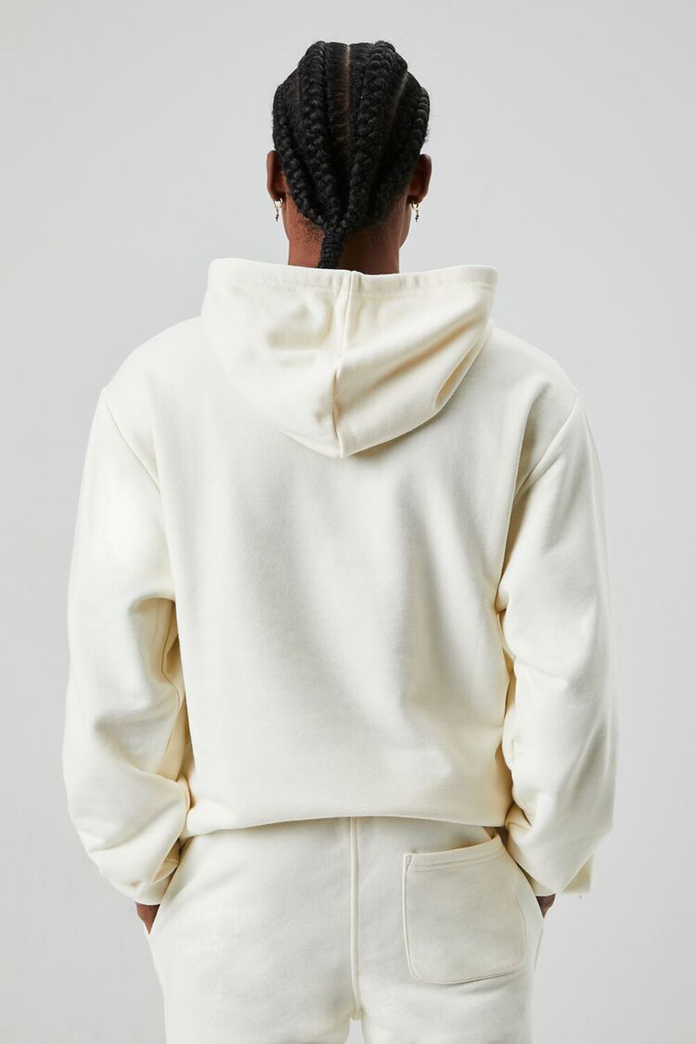 French Terry Drawstring Hoodie, image 3