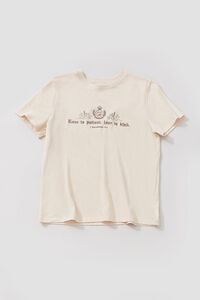 TAUPE/MULTI Organically Grown Cotton Graphic Tee, image 1