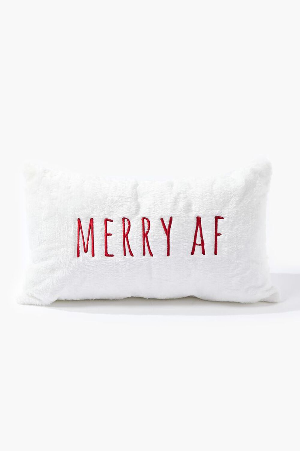 Embroidered Merry AF Plush Pillow, image 1