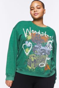 Plus Size Woodstock Graphic Pullover, image 1