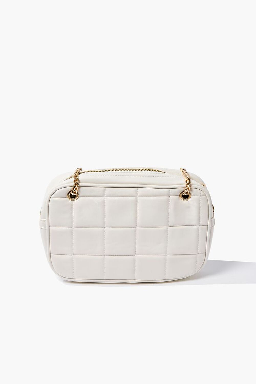 WHITE Quilted Crossbody Bag, image 2