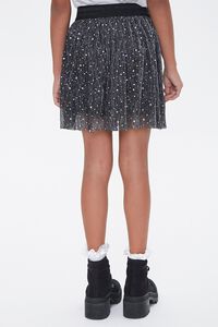 BLACK/MULTI Girls Embellished A-Line Skirt (Kids), image 4