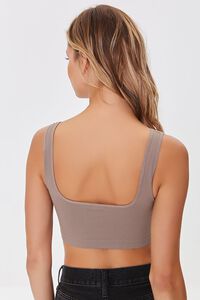 CAPPUCCINO Ribbed Seamless Bralette, image 3