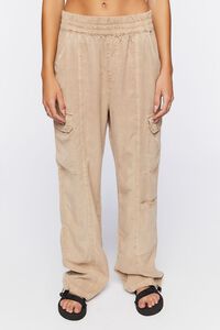 TAUPE Baggy Cargo Pants, image 2